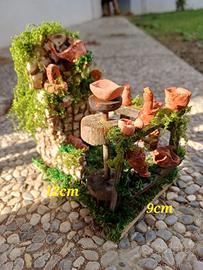 Miniatura per presepe banchetto dei vasi