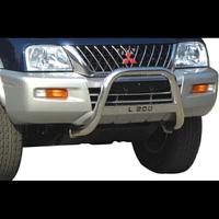 Mitsubishi L200 2002>2006 Bull bar inox