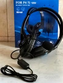 SU MESSINA CUFFIA + MICROFONO X PS4 /X BOX ONE