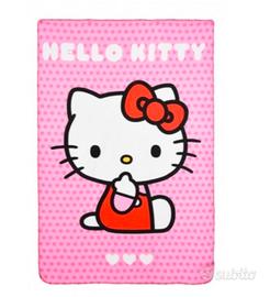coperta plaid Hello Kitty 