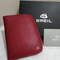 porta documenti e carte della Breil in pelle rossa