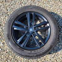 4 cerchi lega 16" Seat + 4 gomme invernali usate