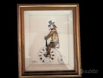 Quadro  A.Roma - London 1973 - orologi