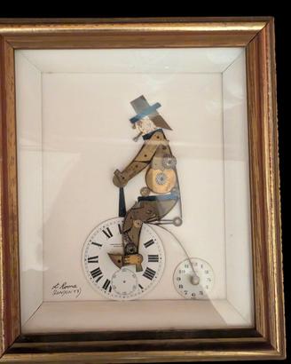 Quadro  A.Roma - London 1973 - orologi