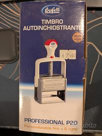 Timbro Buffetti Autoinchiostrante 33x56