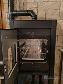 Stufa a pellet con forno