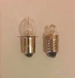 1 Lampadina 0,5A da 1,1V oppure 2,3V o2,5V o 3,15V