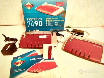 FRITZ!Box 7490 + FRITZ!Repeater 310