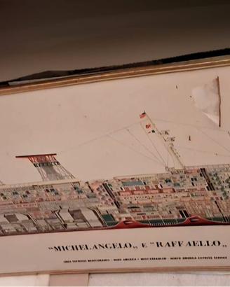 ITALIA NAVIGAZIONE - navi Raffaello / Michelangelo