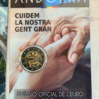 Andorra, coincard 2 euro 2021 cura anziani.
