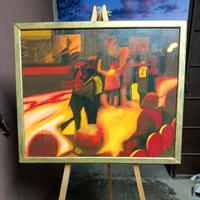 Opera d'arte di Angelo Salvatori "GARA DI BALLO"
