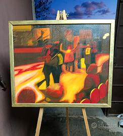 Opera d'arte di Angelo Salvatori "GARA DI BALLO"