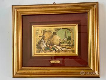 Litografia ORO 22Kt 990/999 Exitart’ Natura Carpié
