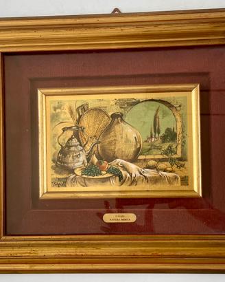Litografia ORO 22Kt 990/999 Exitart’ Natura Carpié