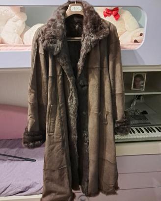 cappotto interno pelo fuori renna