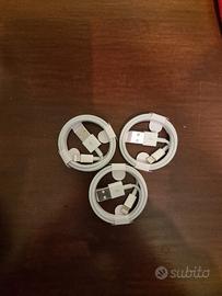 Tre Cavi ricarica Iphone Usb-c