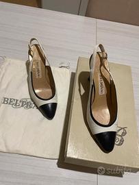 décolleté bicolore Beltrami Milano