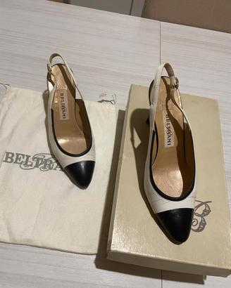 décolleté bicolore Beltrami Milano