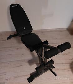 Panca reclinabile Leg extension/Leg curl home gym 