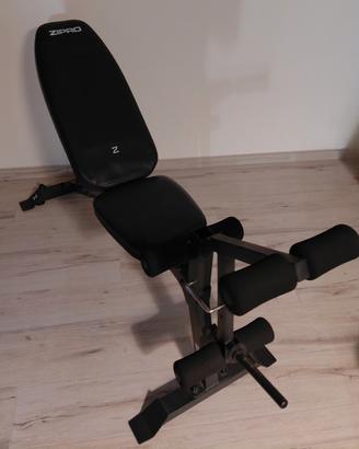 Panca reclinabile Leg extension/Leg curl home gym 