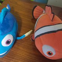 Set peluche Nemo e Dory