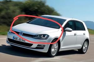 Cofano Golf VII bianco