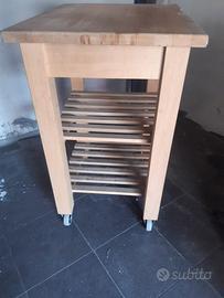 Tagliere/Tavolo con due ripiani
