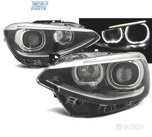 FARI BMW F20 21 ANGEL EYES LED SFONDO NERO