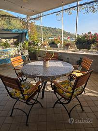 tavolo e 5 poltroncine in teak unopiù