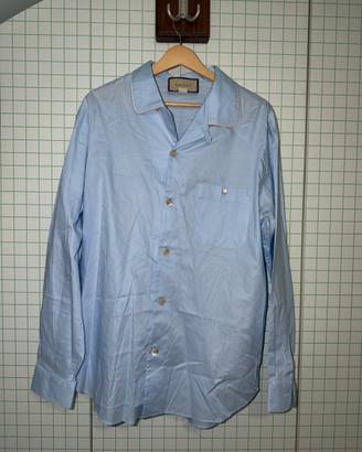 Camicia da uomo azzurra Gucci tg48