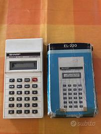 Calcolatrice Sharp EL 220