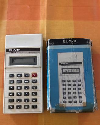 Calcolatrice Sharp EL 220