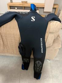 Muta semistagna scubapro nova scotia 7,5, taglia S