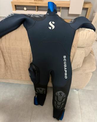 Muta semistagna scubapro nova scotia 7,5, taglia S