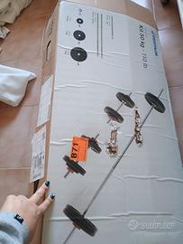 Kit manubri e bilanciere palestra 50kg CORENGTH