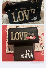 Borsa e portafoglio LOVE MOSCHINO