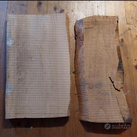 2 tavole in legno massello