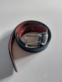 Cintura Blu Navy - Effetto Pelle - 130cm