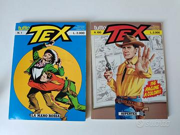 Tex serie TuttoTex 1-100 completa.