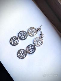 Orecchini argento 925 etnici nokike