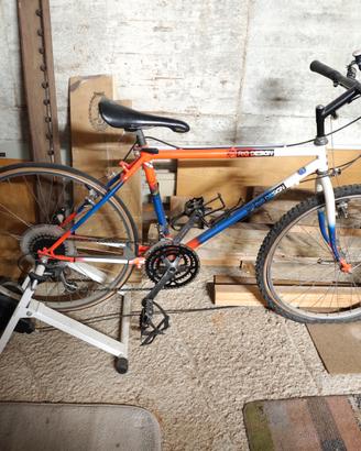 Mountain bike + rullo da allenamento