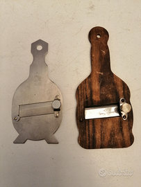 Tagliatartufi acciaio e legno