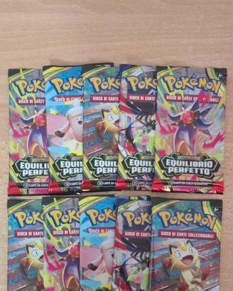 (10) Pacchetti Pokemon "Equilibrio Perfetto"