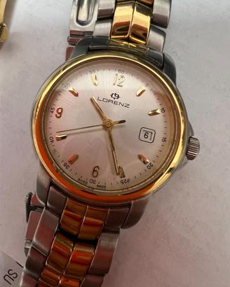 OROLOGIO LORENZ VINTAGE BICOLORE – ACCIAIO E ORO