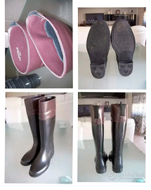 Stivali donna pelle scarpe firmate gomma Camomilla