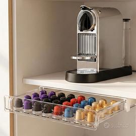 CASSETTO PORTA CIALDE CAFFE SOTTOPENSILE ADESIVO