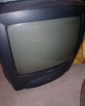 Televisore 14 pollici con videoregistratore