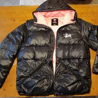 GIACCONE DONNA NERO CON FODERA ROSA