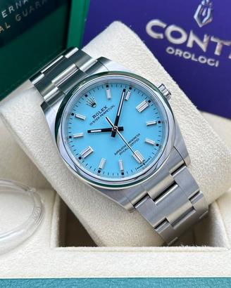 🩵ROLEX OYSTER PERPETUAL 36 TIFFANY DIAL REF126000
