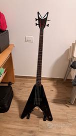 Basso elettrico 4 corde DEAN METALMAN V freccia